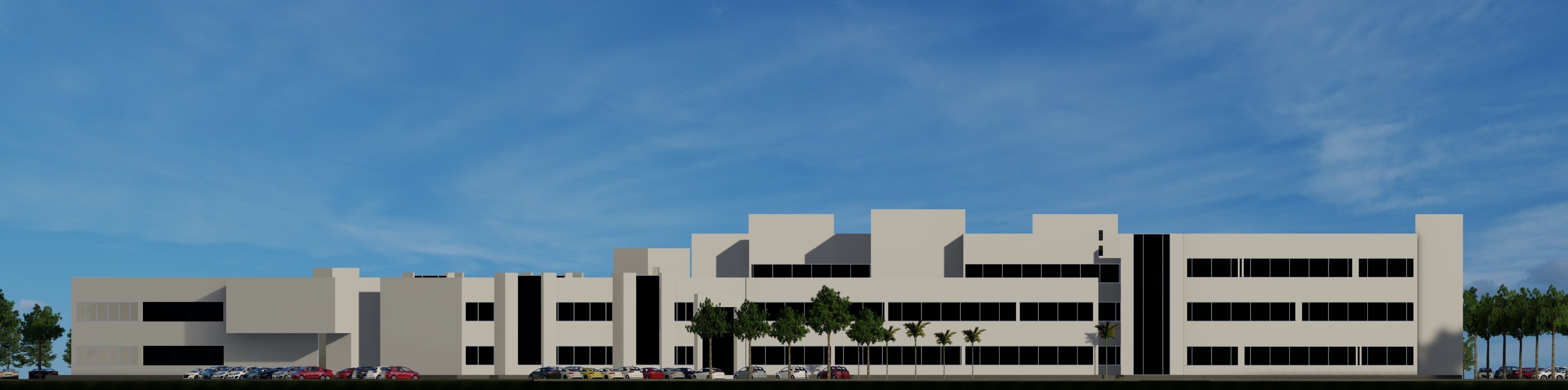 General Hospital — East Elevation