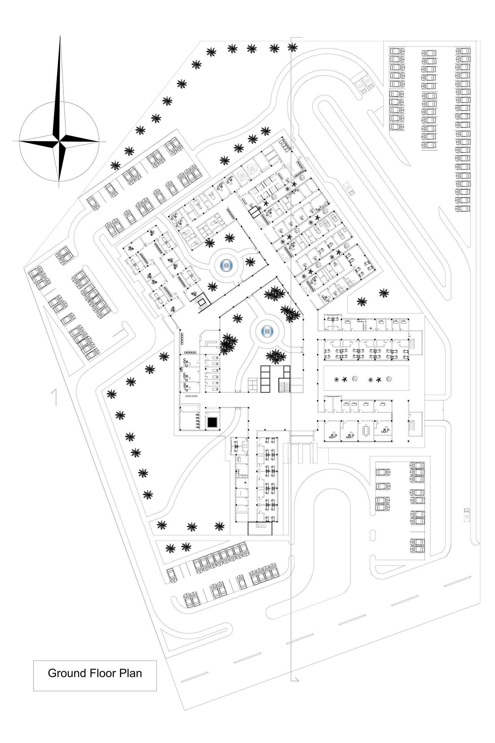 General Hospital — Ground Floor Plan