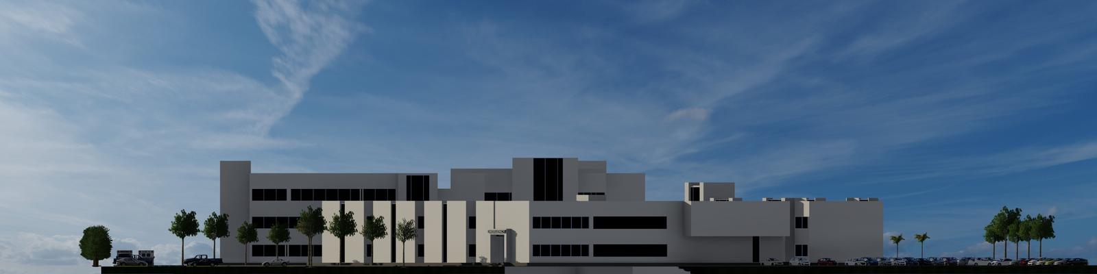 General Hospital — South Elevation
