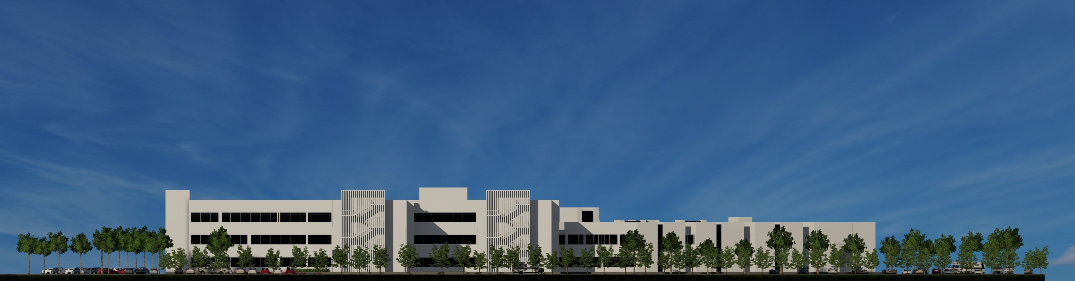 General Hospital — West Elevation