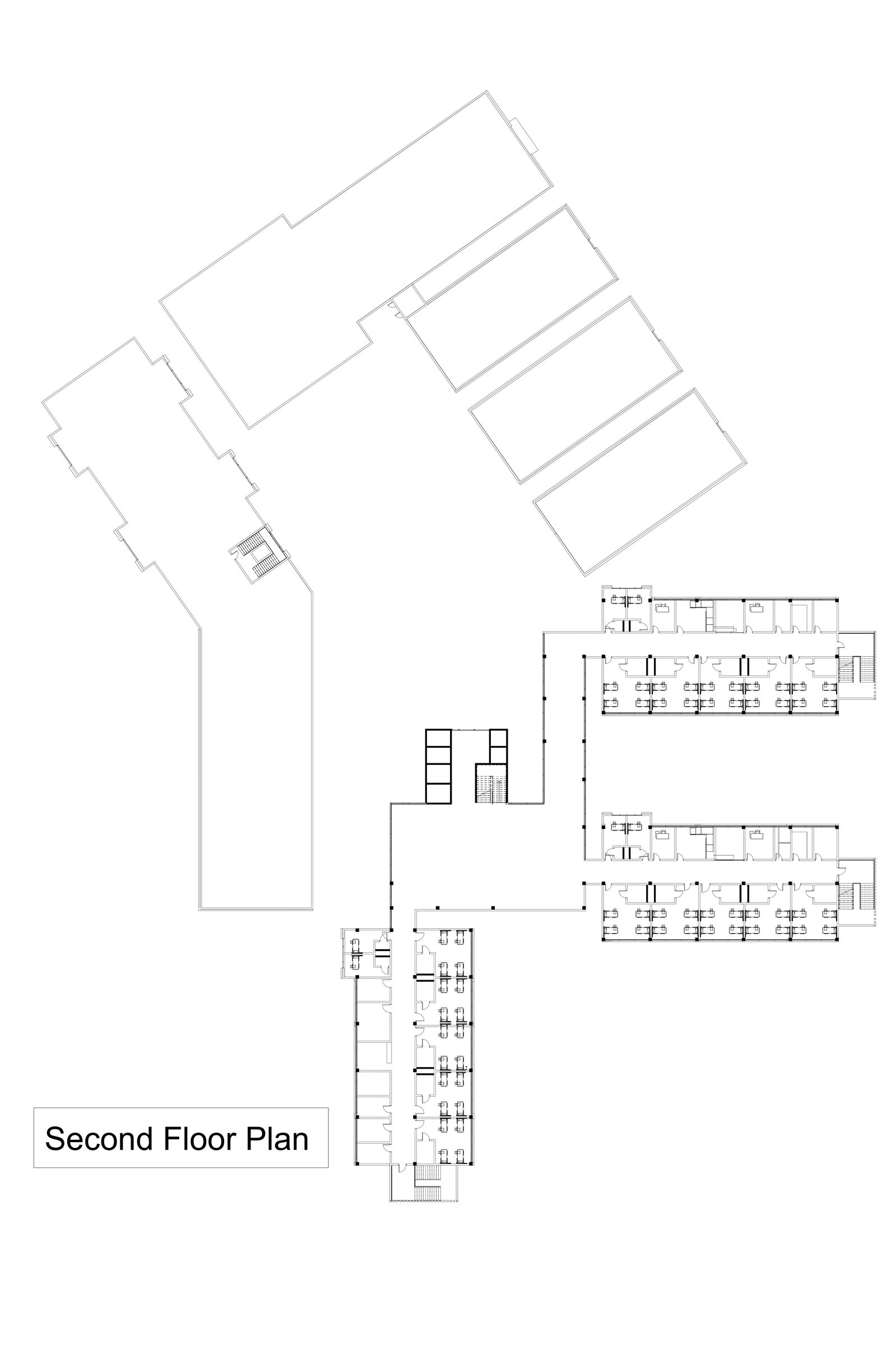 General Hospital — Second Floor Plan